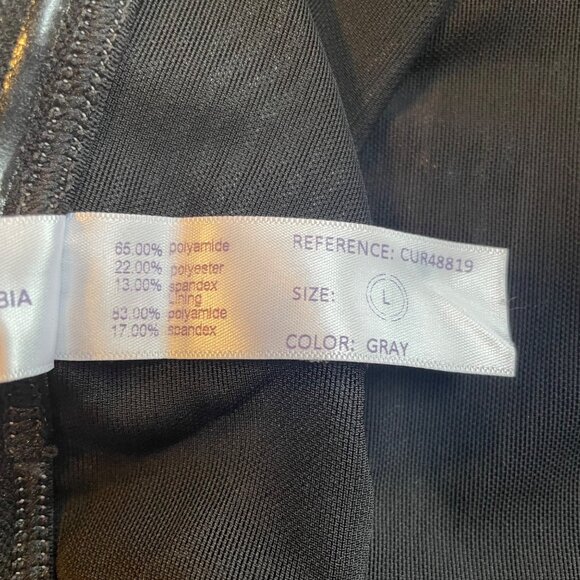 Curveez® High Waisted Shaping Grey Leggings Sz LG  CUR44819 - Picture 7 of 9